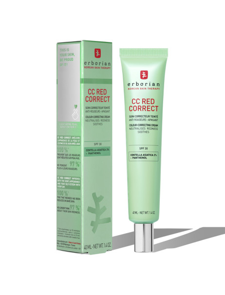 Erborian CC Red Correct Корегуючий крем для обличчя (оновлена формула)