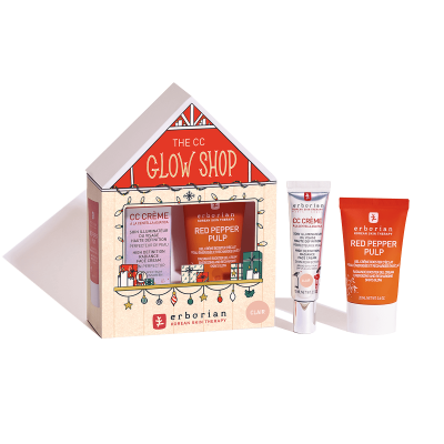 Erborian The CC Glow Shop Набор Рождественский домик для сияния кожи