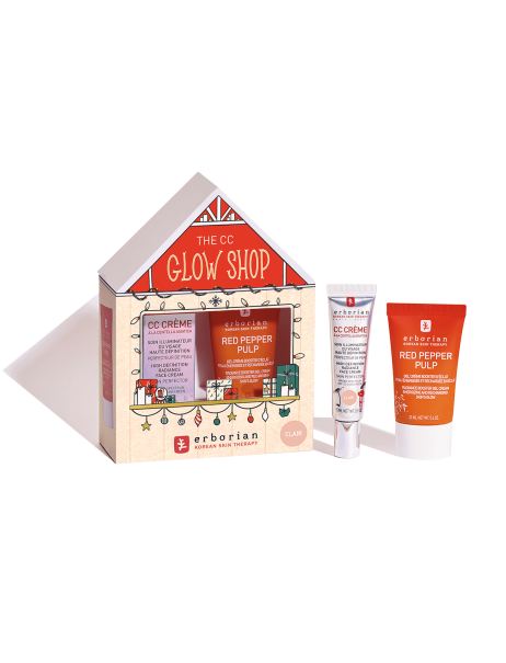 Erborian The CC Glow Shop Набор Рождественский домик для сияния кожи
