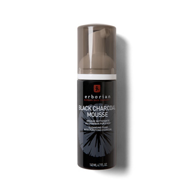 Erborian Black Charcoal Mousse Пенка для очищения лица черный уголь
