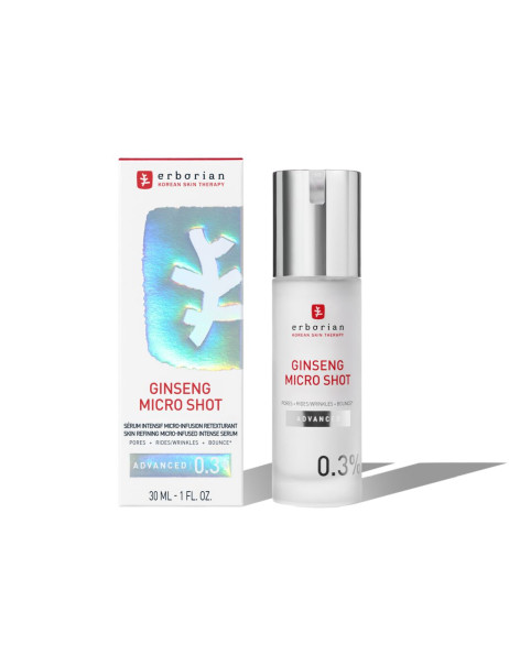 Erborian Ginseng Micro Shot Advanced 0,3% Інтенсивна сироватка нового покоління