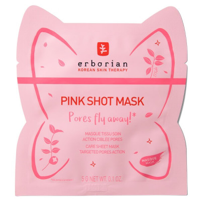 Erborian PP Pink Shot Mask Тканевая маска для сужения пор