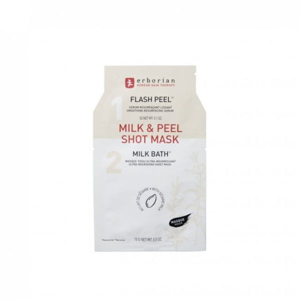 Erborian Milk & Peel Shot Mask Тканинна маска Кунжутне молоко для обличчя