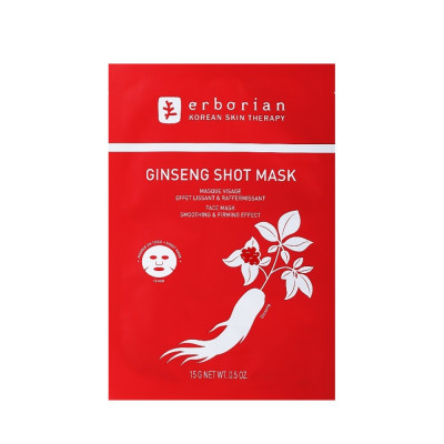 Erborian Ginseng Shot Mask Женьшень відновлює тканинна маска для обличчя 