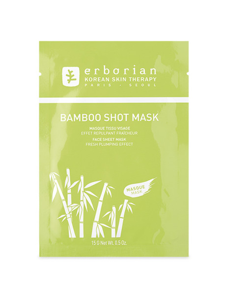 Erborian Bamboo Shot Mask Бамбук зволожуюча тканинна маска для обличчя