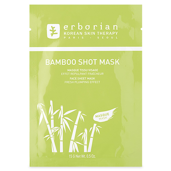 Erborian Bamboo Shot Mask Бамбук зволожуюча тканинна маска для обличчя 