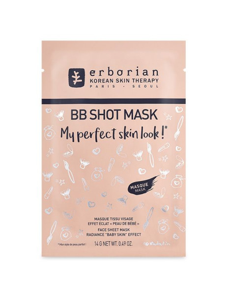 Erborian BB Shot Mask Выравнивающая тканевая маска для лица