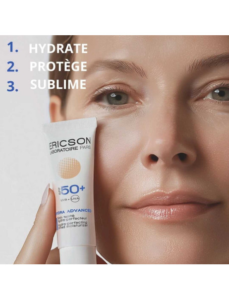 Ericson Laboratoire Hydra Advanced Hydra-Perfecting Tinted Moisturizer SPF 50+ Зволожуючий крем з тоном для бездоганної шкіри SPF 50+