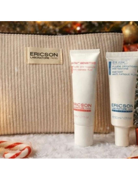 Ericson Laboratoire Biom+ Sensitive + Eye Zone Set Подарочный набор для домашнего ухода с косметичкой
