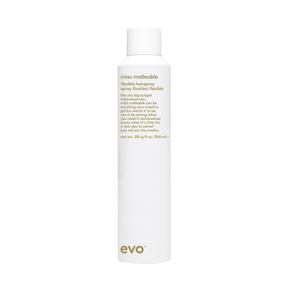 Evo Miss Malleable Flexible Hairspray Лак подвижной фиксации для волос