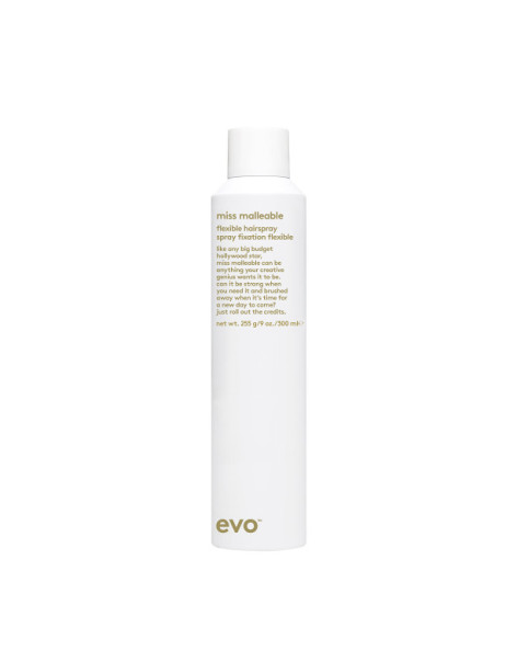 Evo Miss Malleable Flexible Hairspray Лак подвижной фиксации для волос