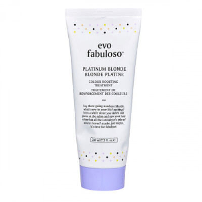 Evo Fabuloso Platinum Blonde Colour Boosting Treatment Тонирующий бальзам-уход для волос Платинум Блонд