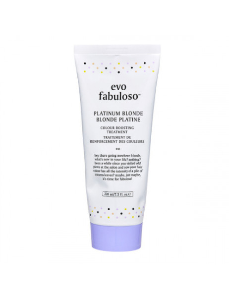 Evo Fabuloso Platinum Blonde Colour Boosting Treatment Тонуючий бальзам-догляд для волосся Платинум Блонд