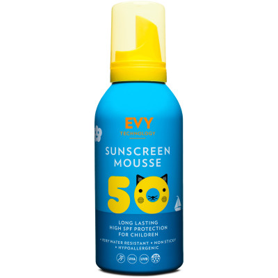 EVY Technology Sunscreen Mousse Kids SPF 50 Сонцезахисний мус для дітей та немовлят