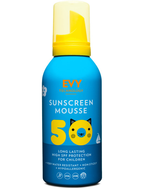 EVY Technology Sunscreen Mousse Kids SPF 50 Сонцезахисний мус для дітей та немовлят