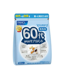 FANCL Men's 60+ Vitamin & Mineral Pack Вітамінно-мінеральний комплекс для чоловіків 60+ - Написати відгук