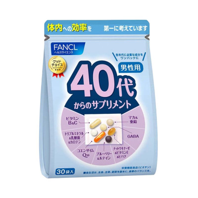 FANCL Men's 40+ Vitamin & Mineral Pack  Вітамінно-мінеральний комплекс для чоловіків 40+