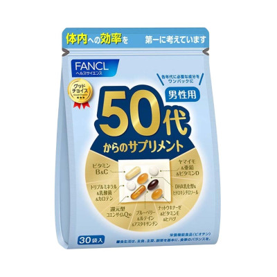 FANCL Men's 50+ Vitamin & Mineral Pack Вітамінно-мінеральний комплекс для чоловіків 50+