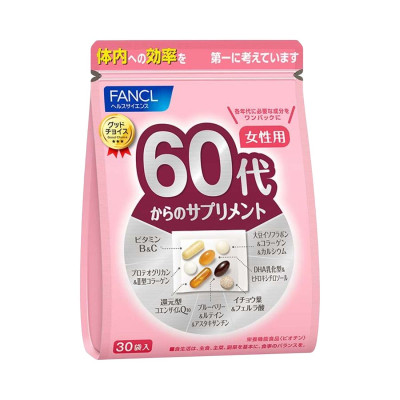 FANCL Women 60+ Vitamin & Mineral Pack Вітамінно-мінеральний комплекс для жінок 60+
