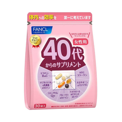 FANCL Women 40+ Vitamin & Mineral Pack Вітамінно-мінеральний комплекс для жінок 40+