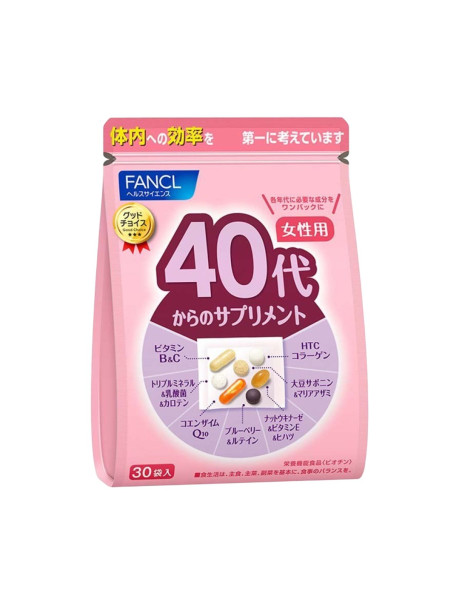 FANCL Women 40+ Vitamin & Mineral Pack Витаминно-минеральный комплекс для женщин 40+