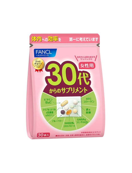 FANCL Women 30+ Vitamin & Mineral Pack Вітамінно-мінеральний комплекс для жінок 30+