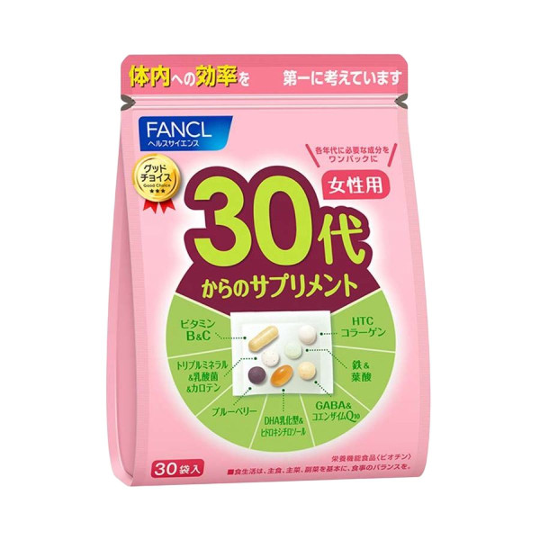 FANCL Women 30+ Vitamin & Mineral Pack Витаминно-минеральный комплекс для женщин 30+