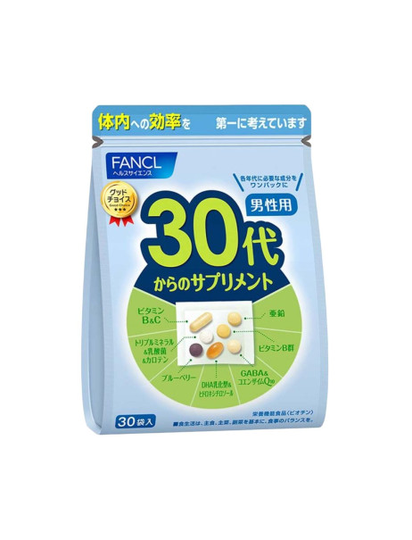 FANCL Men's 30+ Vitamin & Mineral Pack Витаминно-минеральный комплекс для мужчин 30+