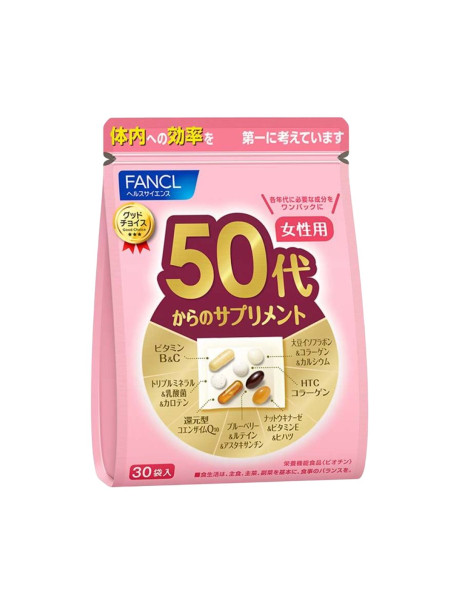 FANCL Women 50+ Vitamin & Mineral Pack Витаминно-минеральный комплекс для женщин 50+