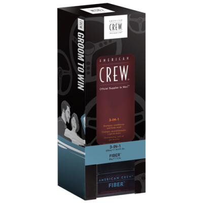 American Crew Groom To Win 3 In 1 Fiber Duo Набір 