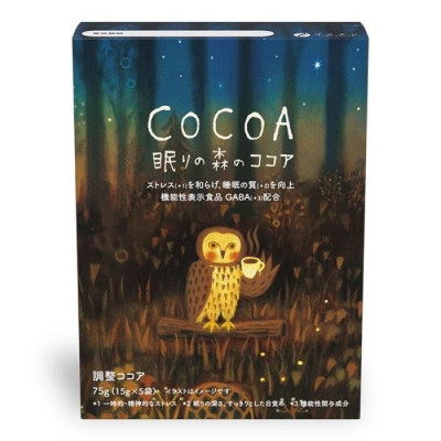 Fine Japan Cocoa Sleeping Forest Дієтична добавка какао з ГАМК та гліцином
