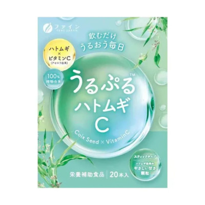 Fine Japan Dewy Coix Seed C Дієтична добавка екстракт коіксу з вітаміном С