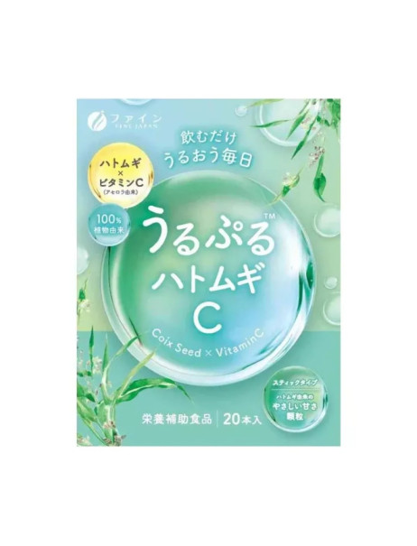Fine Japan Dewy Coix Seed C Дієтична добавка екстракт коіксу з вітаміном С