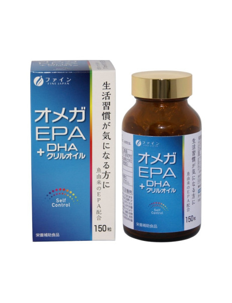 Fine Japan Omega EPA+DHA Дієтична добавка комплекс Омега-3