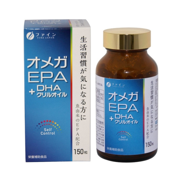 Fine Japan Omega EPA+DHA Диетическая добавка комплекс Омега-3