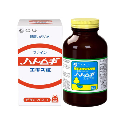 Fine Japan Pearl Coix Extract Диетическая добавка комплекс для здоровья кожи с экстрактом хатомуги