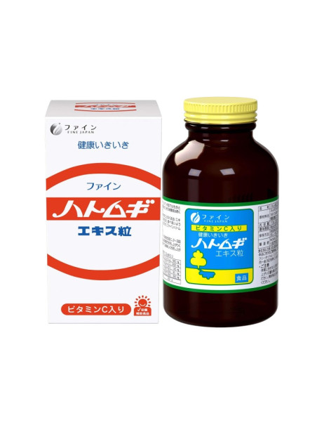 Fine Japan Pearl Coix Extract Диетическая добавка комплекс для здоровья кожи с экстрактом хатомуги