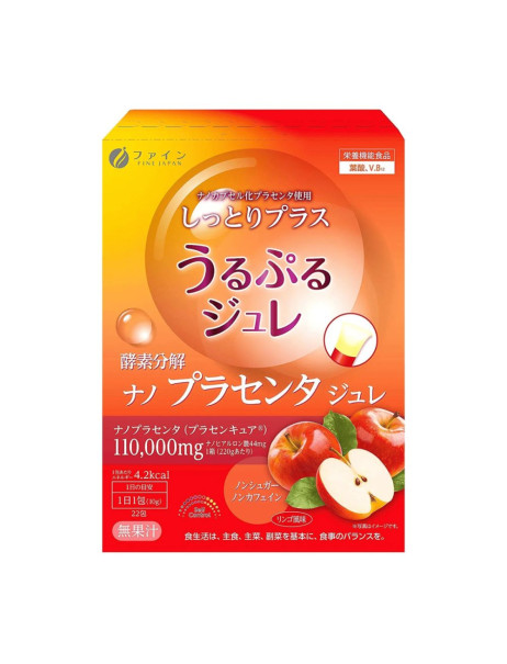 Fine Japan Placenta Jelly Дієтична добавка плацента з яблучним смаком