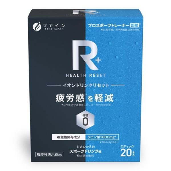Fine Japan R+ Ion Drink Reset Диетическая добавка ионный напиток для занятий спортом