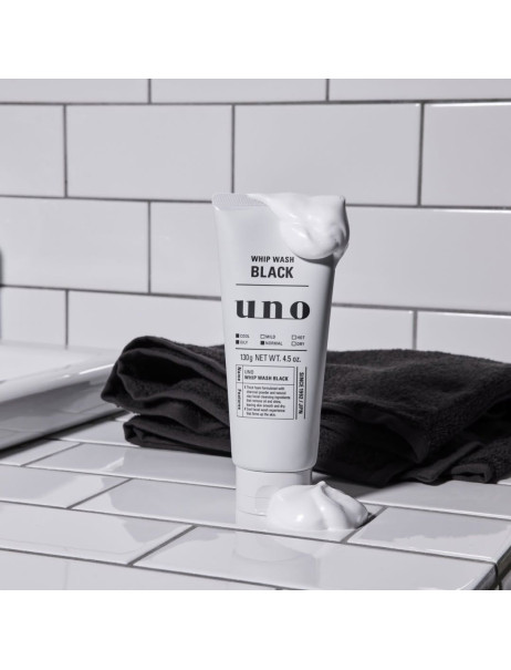 FineToday Uno Whip Wash Black Себоррегулирующая пенка для умывания мужской кожи