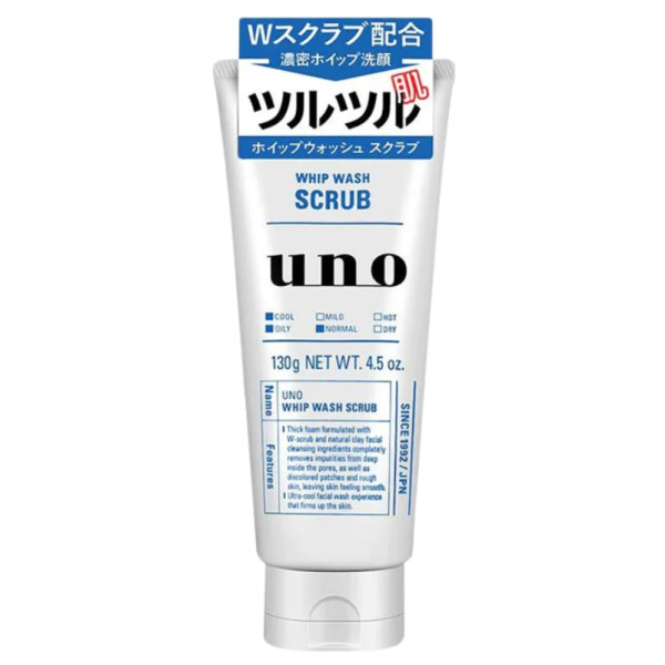 FineToday Uno Whip Wash Scrub Пенка-скраб для тщательного очищения, для мужчин