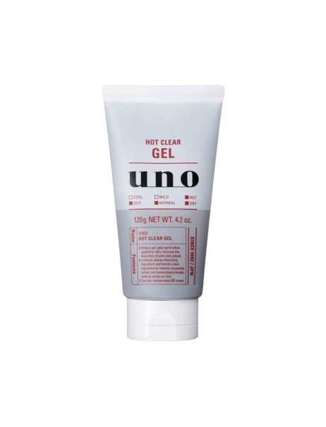 FineToday Uno Hot Clear Gel Гель для глубокого очищения с термоэффектом, для мужчин