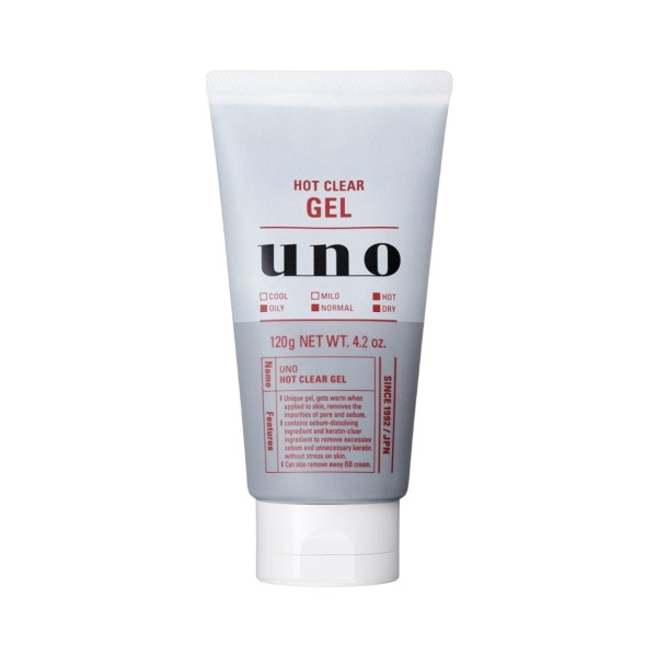 FineToday Uno Hot Clear Gel Гель для глубокого очищения с термоэффектом, для мужчин
