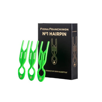 Fiona Franchimon No. 1 Hairpin Apple Green 3 per box Набор из 3-х шпилек салатового цвета