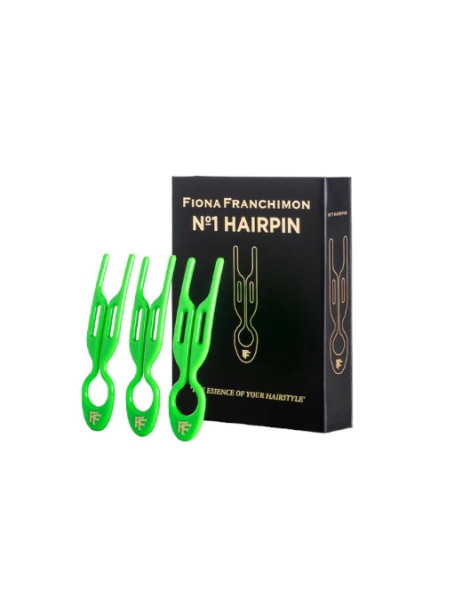 Fiona Franchimon No. 1 Hairpin Apple Green 3 per box Набор из 3-х шпилек салатового цвета