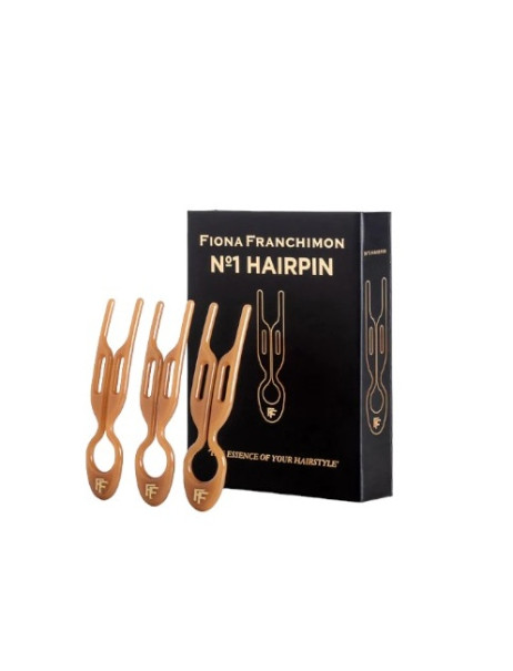 Fiona Franchimon No. 1 Hairpin Smooth Caramel 3 per box Набор из 3-х шпилек карамельного цвета
