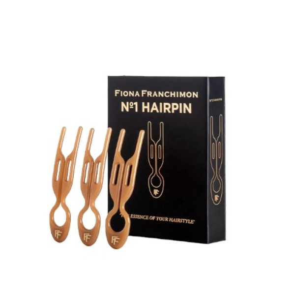 Fiona Franchimon No. 1 Hairpin Smooth Caramel 3 per box Набор из 3-х шпилек карамельного цвета
