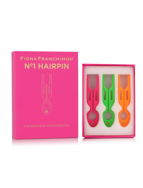 Fiona Franchimon No. 1 Hairpin Set Ibiza Collection Strawberry Pink, Apple Green, Tangerine Orange Набор шпилек (ярко-розовый, салатовый, оранжевый)