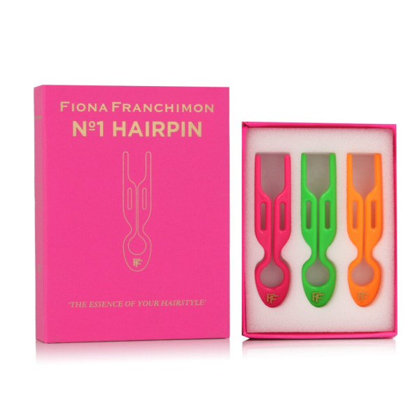 Fiona Franchimon No. 1 Hairpin Set Ibiza Collection Strawberry Pink, Apple Green, Tangerine Orange Набор шпилек (ярко-розовый, салатовый, оранжевый)