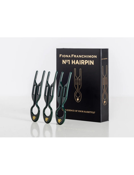 Fiona Franchimon No. 1 Hairpin Emerald Green 3 per box Набор из 3-х шпилек изумрудного цвета